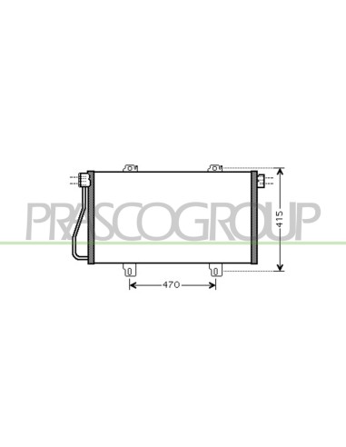 CONDENSATORE RENAULT MASTER Mod. 02-98 - 12-03