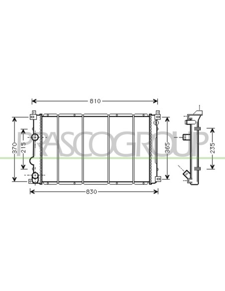 RADIATORE NISSAN - INTERSTAR - Mod. 02-03 - 01-06