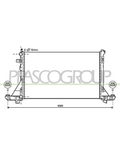 RADIATORE NISSAN - NV 400 - Mod. 01-10 -