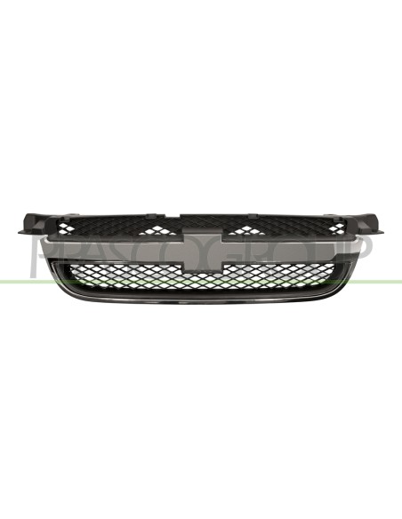 GRIGLIA RADIATORE NERA CON MODANATURA CROMATA MOD. 4 PORTE CHEVROLET-DAEWOO AVEO Mod. 01-07 - 12-10