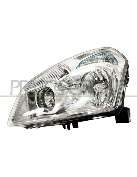 PROIETTORE SINISTRO XENON D2R+H7 ELETTRICO CROMATO CON MOTORE NISSAN QASHQAI Mod. 02-06 - 08-10