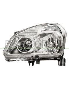 PROIETTORE SINISTRO XENON D2R+H7 ELETTRICO SENZA MOTORE CROMATO NISSAN QASHQAI Mod. 02-06 - 08-10