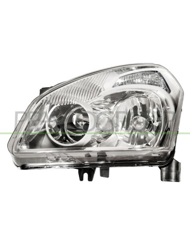 PROIETTORE SINISTRO XENON D2R+H7 ELETTRICO SENZA MOTORE CROMATO NISSAN QASHQAI Mod. 02-06 - 08-10