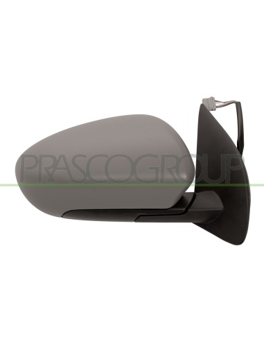 RETROVISORE DESTRO ELETTRICO TERMICO CON PRIMER CONVESSO NISSAN QASHQAI Mod. 10-10 - 12-13