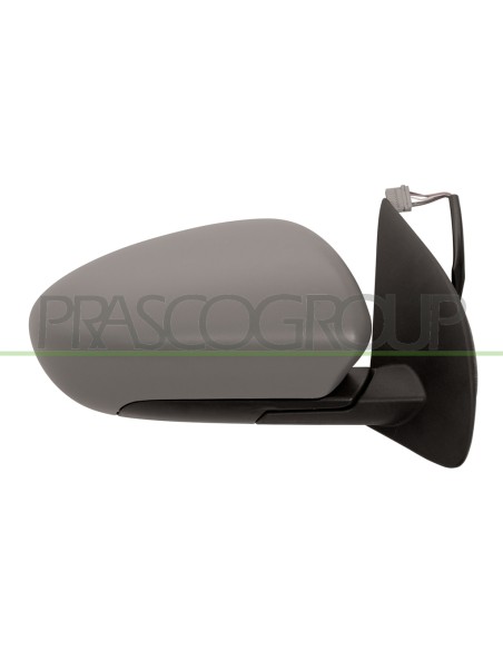 RETROVISORE DESTRO ELETTRICO TERMICO CON PRIMER CONVESSO NISSAN QASHQAI Mod. 10-10 - 12-13