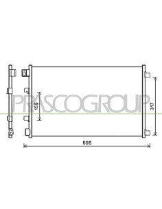 CONDENSATORE NISSAN QASHQAI Mod. 02-06 - 08-10