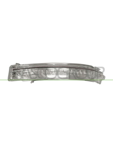 FANALE PER RETROVISORE SINISTRO BIANCO NISSAN QASHQAI Mod. 02-14 - 08-17