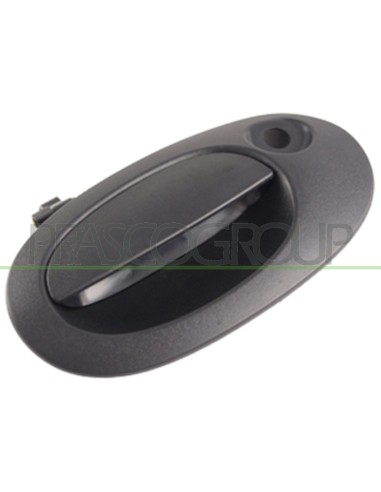 MANIGLIA PORTELLONE ESTERNA NERA CON FORO NOTTOLINO RENAULT KANGOO Mod. 05-03 - 12-07