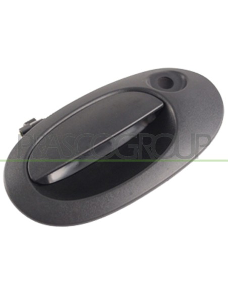 MANIGLIA PORTELLONE ESTERNA NERA CON FORO NOTTOLINO RENAULT KANGOO Mod. 05-03 - 12-07