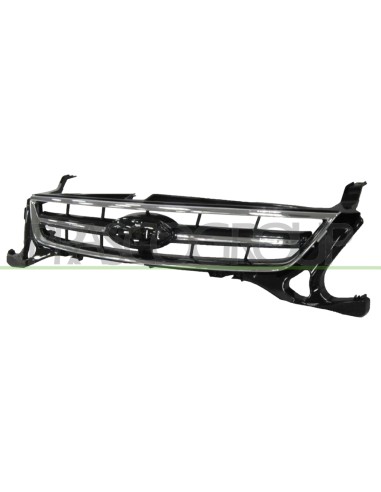 GRIGLIA RADIATORE VERNICIATA NERA LUCIDA CON CORNICE CROMATA FORD MONDEO Mod. 09-10 - 05-14