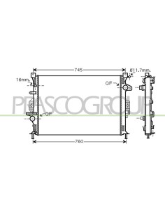 RADIATORE FORD - MONDEO - Mod. 03-07 - 08-10