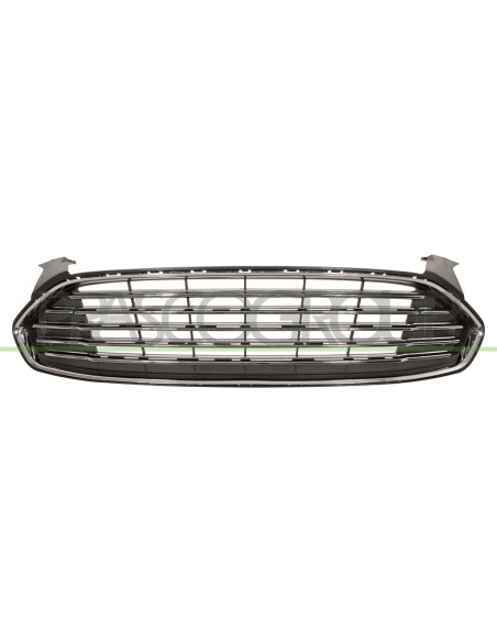 GRIGLIA RADIATORE NERA CON MODANATURE E CORNICE CROMATE FORD MONDEO Mod. 10-14 - 02-19