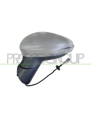 RETROVISORE SINISTRO ELETTRICO TERMICO CON PRIMER CON FANALE ASFERICO 6 PINS FORD B MAX Mod. 04-12 - 09-17