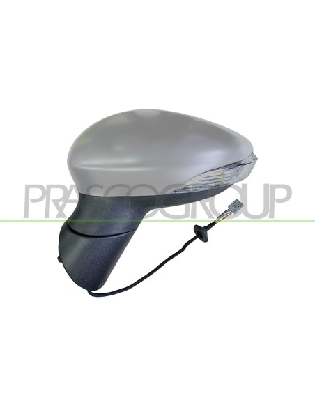 RETROVISORE SINISTRO ELETTRICO TERMICO CON PRIMER CON FANALE ASFERICO 6 PINS FORD B MAX Mod. 04-12 - 09-17