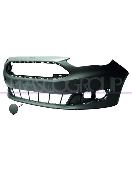 PARAURTI ANTERIORE CON PRIMER CON TAPPO COPRI GANCIO CON TRACCE PDC+PARK ASSIST E LAVAFARI FORD C MAX Mod. 06-15