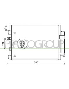 CONDENSATORE MOD. C-MAX - GRAND C-MAX FORD - C-MAX