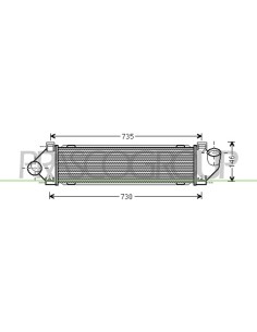 INTERCOOLER FORD - S-MAX - Mod. 05-06 - 03-10