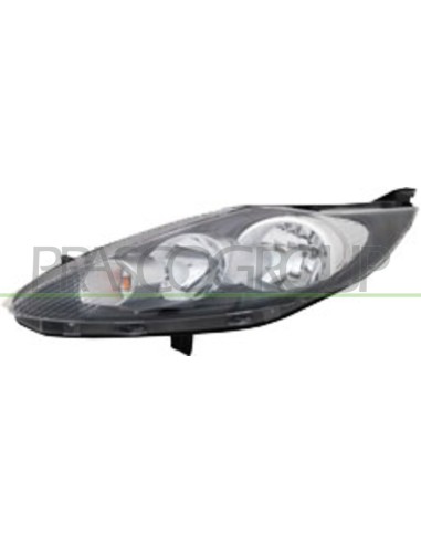 PROIETTORE SINISTRO H7+H1 ELETTRICO CON MOTORE NERO FORD FIESTA MK VI Mod. 12-08 - 12-12