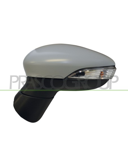 RETROVISORE SINISTRO ELETTRICO CON PRIMER CON FANALE FORD FIESTA MK VI Mod. 12-08 - 12-12