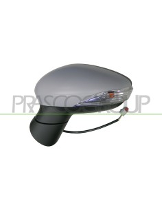 RETROVISORE SINISTRO ELETTRICO CON PRIMER CON FANALE ASFERICO FORD FIESTA MK VI Mod. 01-13 - 04-17