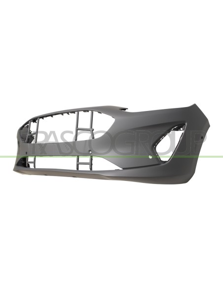 PARAURTI ANTERIORE CON PRIMER CON FORI PDC+SUPPORTI CON FORI PARK ASSIST FORD FIESTA MK VII Mod. 05-17 - 08-21