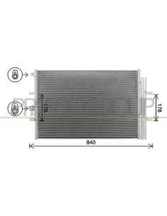CONDENSATORE FORD TRANSIT Mod. 03-06 - 04-13