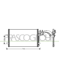CONDENSATORE FORD FOCUS Mod. 11-01 - 02-05