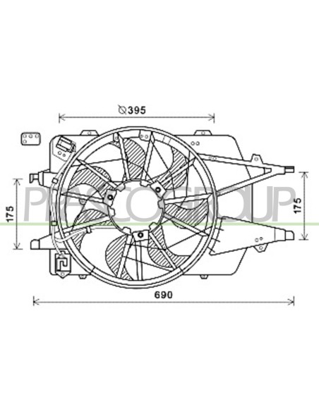 VENTOLA FORD - FOCUS - Mod. 11-01 - 02-05