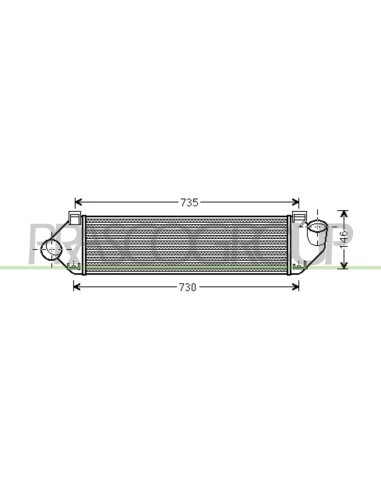 INTERCOOLER FORD FOCUS Mod. 11-01 - 02-05