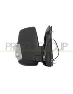 RETROVISORE DESTRO ELETTRICO NERO TERMICO CON FANALE BIANCO BRACCIO CORTO CONVESSO 6 PINS FORD TRANSIT (TTG) Mod. 01-14 - 08-19