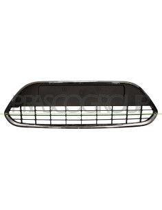 GRIGLIA PARAURTI ANTERIORE CENTRALE NERA CON CORNICE CROMATA FORD FOCUS Mod. 08-07 - 02-11