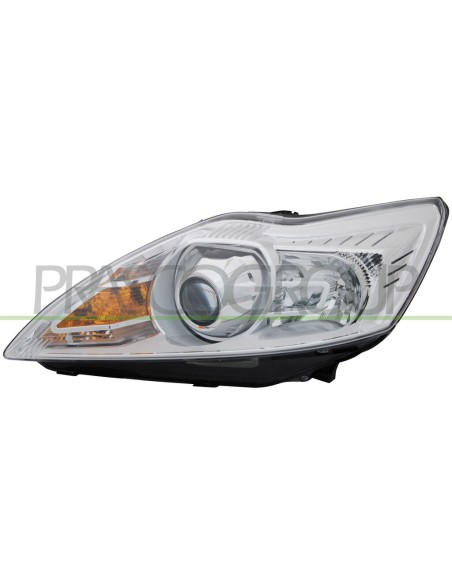 PROIETTORE SINISTRO XENON D1S+H1 ELETTRICO CROMATO CON MOTORE FORD FOCUS Mod. 08-07 - 02-11
