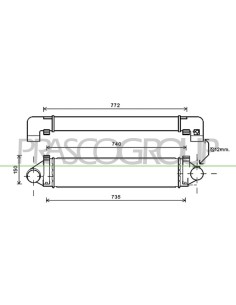 INTERCOOLER FORD - FOCUS - Mod. 08-07 - 02-11