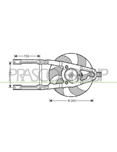 VENTOLA FIAT SEICENTO Mod. 05-98 - 04-00