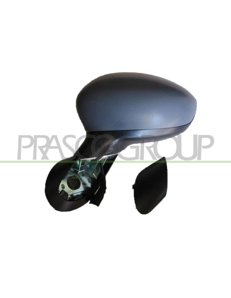 RETROVISORE SINISTRO MANUALE NERO CONVESSO FIAT 500 S Mod. 08-12 - 06-15
