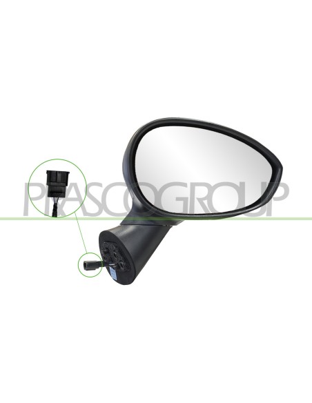 RETROVISORE DESTRO ELETTRICO CON PRIMER CONVESSO 7H3P FIAT 500 S Mod. 08-12 - 06-15