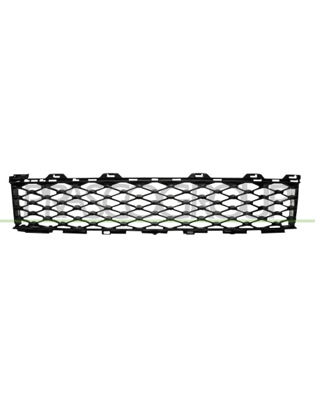 GRIGLIA PARAURTI ANTERIORE CENTRALE NERA MOD. POP FIAT 500 Mod. 07-15