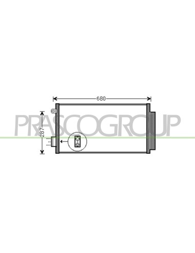 CONDENSATORE FIAT - 500 L - Mod. 04-12 -