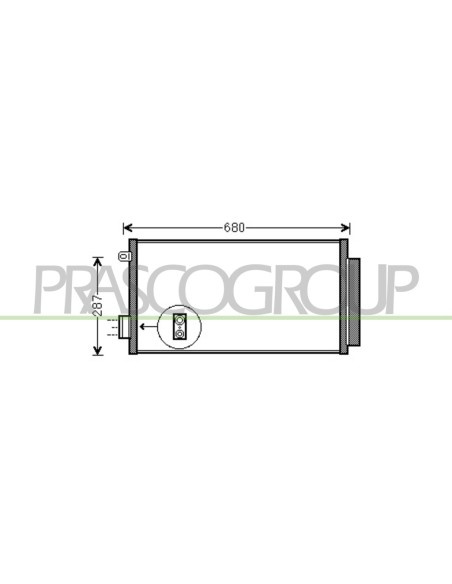 CONDENSATORE FIAT - 500 L - Mod. 04-12 -