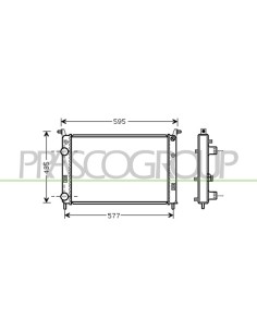 RADIATORE FIAT - PALIO - Mod. 04-97 - 12-04
