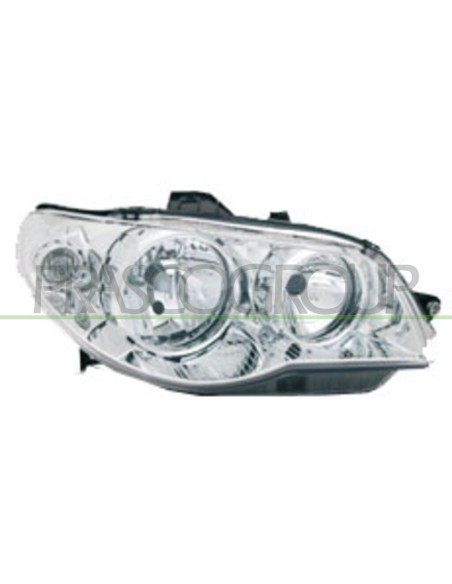 PROIETTORE SINISTRO H7+H7 ELETTRICO CON MOTORE CROMATO FIAT PALIO ALBEA STRADA PICK UP Mod. 01-05 - 04-12