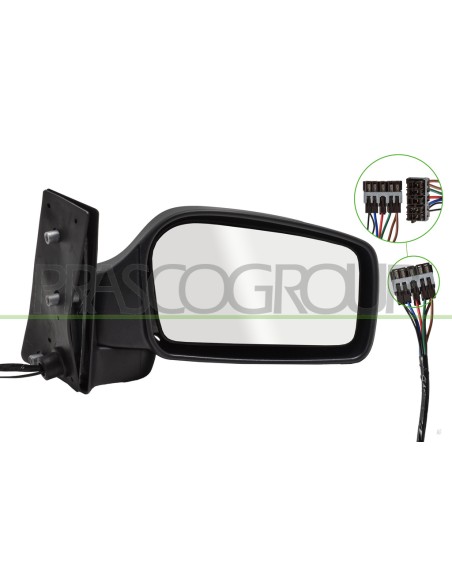 RETROVISORE DESTRO ELETTRICO NERO TERMICO CON SONDA CONVESSO PEUGEOT 806 Mod. 04-94 - 06-02