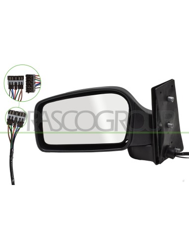 RETROVISORE SINISTRO ELETTRICO NERO TERMICO PIATTO PEUGEOT 806 Mod. 04-94 - 06-02