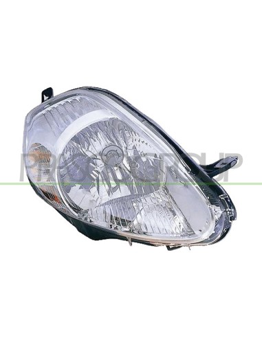 PROIETTORE DESTRO H4 ELETTRICO CROMATO CON MOTORE MOD. 08 in poi FIAT GRANDE PUNTO Mod. 09-05 - 09-09