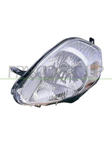 PROIETTORE SINISTRO H4 ELETTRICO CROMATO CON MOTORE MOD. 08 in poi FIAT GRANDE PUNTO Mod. 09-05 - 09-09