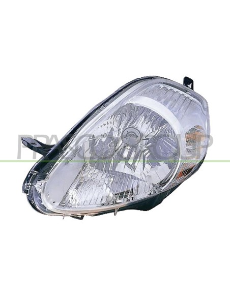 PROIETTORE SINISTRO H4 ELETTRICO CROMATO CON MOTORE MOD. 08 in poi FIAT GRANDE PUNTO Mod. 09-05 - 09-09