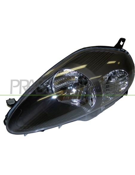 PROIETTORE SINISTRO H4 ELETTRICO CON MOTORE GRIGIO SCURO MOD. 08 in poi FIAT GRANDE PUNTO Mod. 09-05 - 09-09