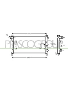 RADIATORE FIAT - PANDA - Mod. 09-03 - 12-11