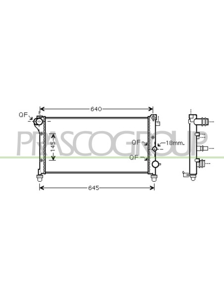 RADIATORE FIAT - PANDA - Mod. 09-03 - 12-11