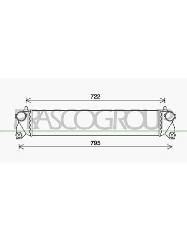 INTERCOOLER FIAT SEDICI Mod. 01-07 - 01-13